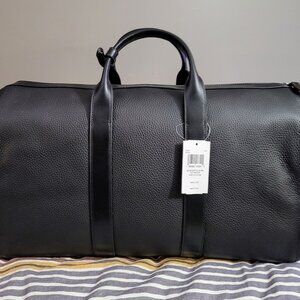 Mens leather Coach travel Bag
